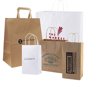 Retail Bag Printing, Custom Printed Bags