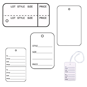 Rectangular Clothing Security Anti-Theft Retail Tags-Lot Of 24