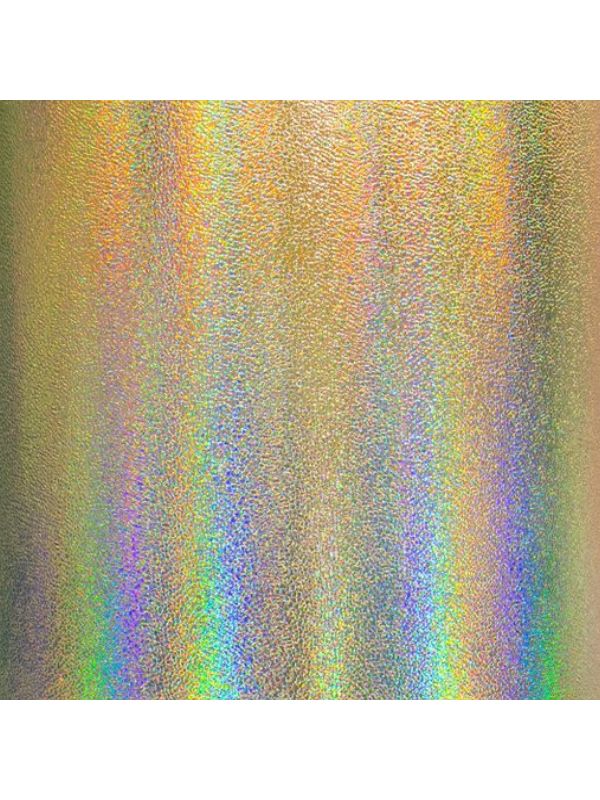Holographic Metal #m9383 Hollow Rainbow Gold - Gift Wrap - 24 X